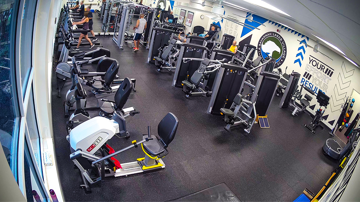 Fitness Room in the SLV Recreation Center